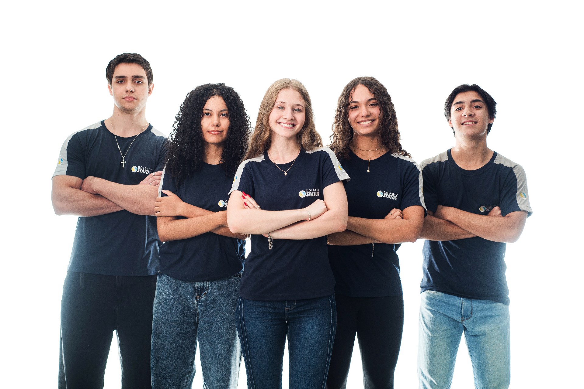 Estudantes do Colégio Status